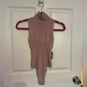 Open back Sweater Bodysuit